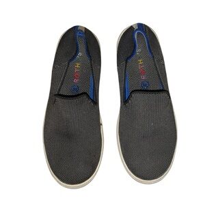 Rothy's Shoes Youth Sneakers Slip On Loafers Comfort Knit Fabric Steel Grey
